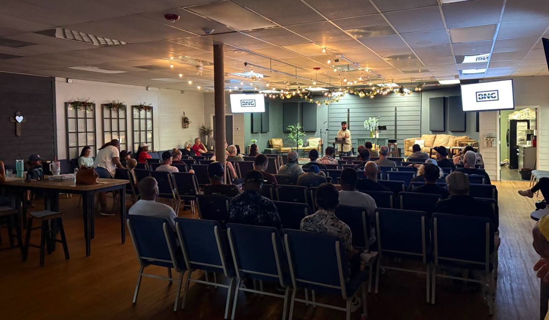 Ito preaching at BNG